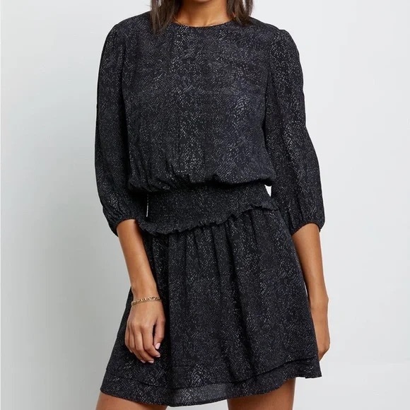Rails Inez Snake Print Minidress - Picture 1 of 4
